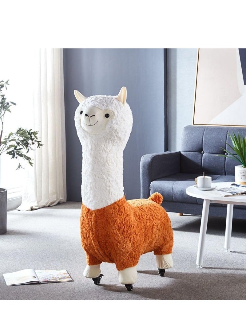 Cool Baby COOLBABY Giant Alpaca With Detachable Wheels Children's Riding Toy Load-Bearing 200KG Suitable For Children Of All Ages  - Image 1