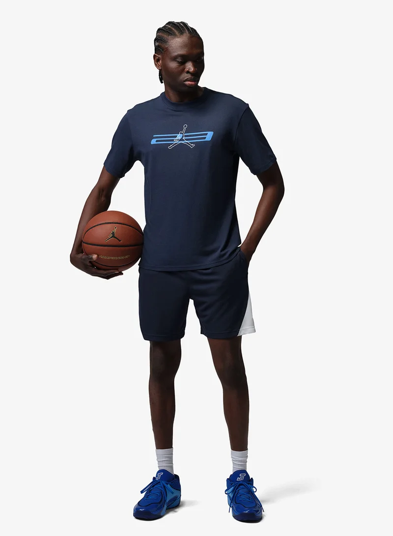 Jordan MIDNIGHT NAVY/UNIVERSITY BLUE/(WHITE) Jordan Dri-Fit Graphic T-Shirt for Men | Best Price UAE