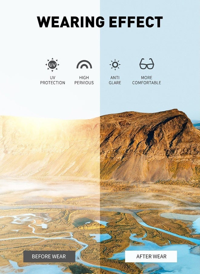 CIKJUK Metal Frame Sunglasses Men Women Trendy Rhombus Sun Glasses Luxury Polygon Men's Women's Sunglass Classic UV400 Protection for Mens Shades Premium Man Sun Glas Brown - Image 2