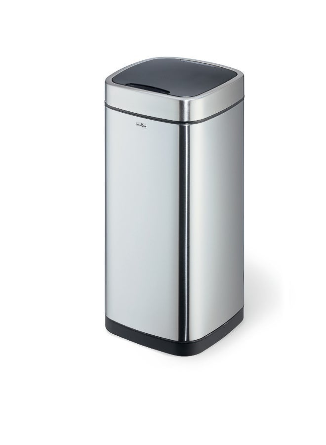 Durable Touchless Waste Bin 35L Sensor Trash Can | Stainless Steel Anti-Fingerprint, Soft-Close Removable Inner Bucket & Lid, Space-Saving Square Design, Made in Germany for Home & Office - Image 5