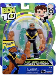 BEN 10 Action Figure 76100 Omni Glitch Heroes  - Image 1