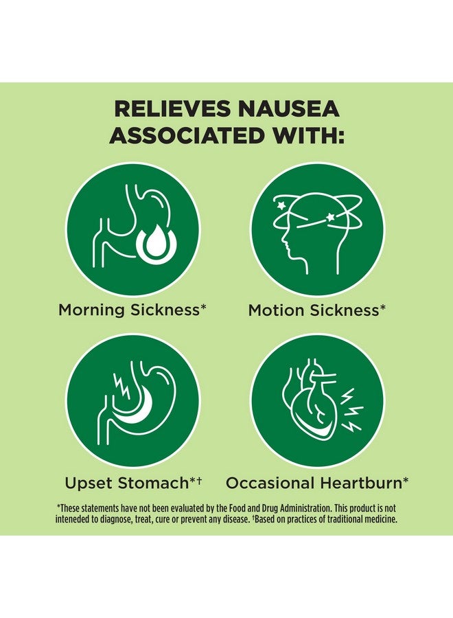 Dramamine from The Makers of Dramamine, Advanced Herbals, Ginger Chews, Nausea Relief Soft Chews Lemon-Honey-Ginger, 40 Count - Image 2