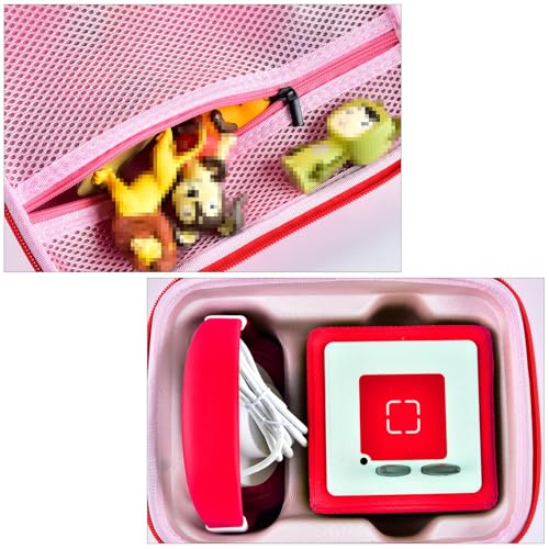 ALLPRIMO Case Comaptible with Toniebox 1/2 Audio Player Starter Set and for Tonies Figures Characters. Toy Story Storage Carrying Holder for Headphones, Charging Station and Accessories (Box Only) -Pink - Image 2