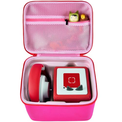 ALLPRIMO Case Comaptible with Toniebox 1/2 Audio Player Starter Set and for Tonies Figures Characters. Toy Story Storage Carrying Holder for Headphones, Charging Station and Accessories (Box Only) -Pink - Image 1