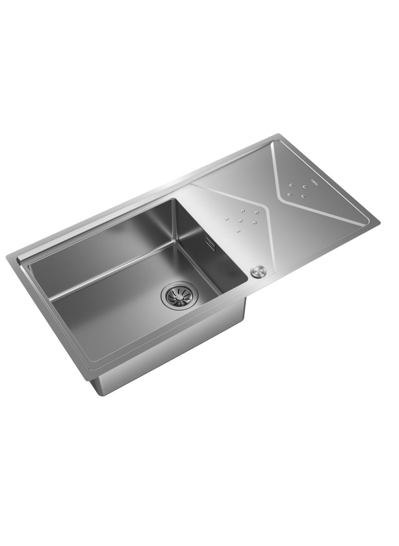 TEKA - BROOKLYN 60 M-XP 1B 1D PLUS,Stainless Steel with 2-in-1 Installation (top or flush) and life time warranty - Image 1