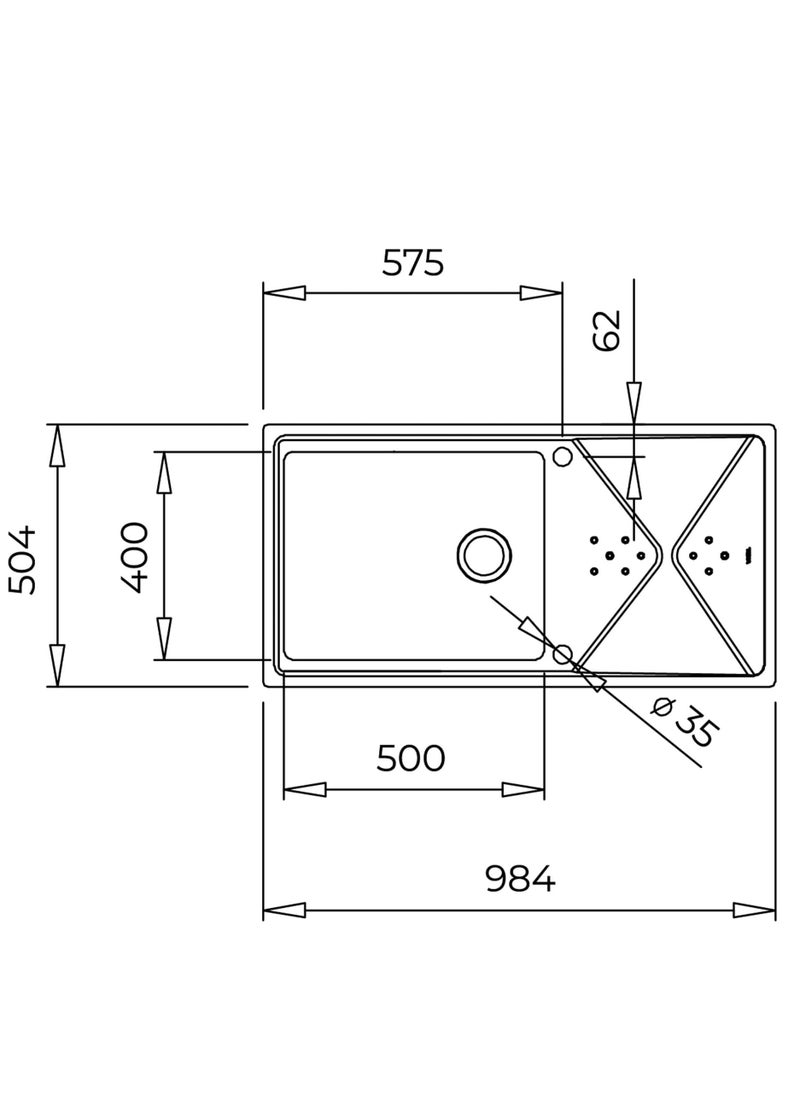 TEKA - BROOKLYN 60 M-XP 1B 1D PLUS,Stainless Steel with 2-in-1 Installation (top or flush) and life time warranty - Image 1