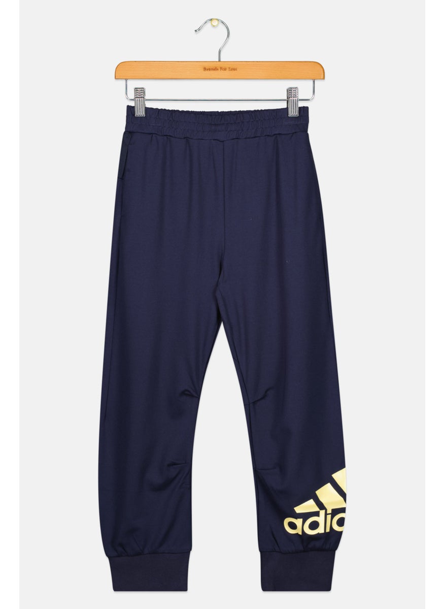 Adidas Kids Boy Slim Fit Training Jogger Pants, Navy  - Image 1