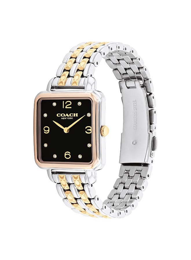 COACH WATCHES SQUARE ANALOG WOMEN'S BLACK CASE WATCH - 14504496 - Image 3