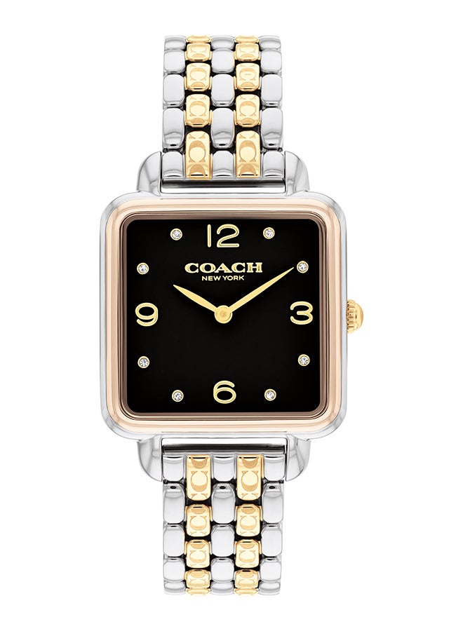 COACH WATCHES SQUARE ANALOG WOMEN'S BLACK CASE WATCH - 14504496 - Image 1