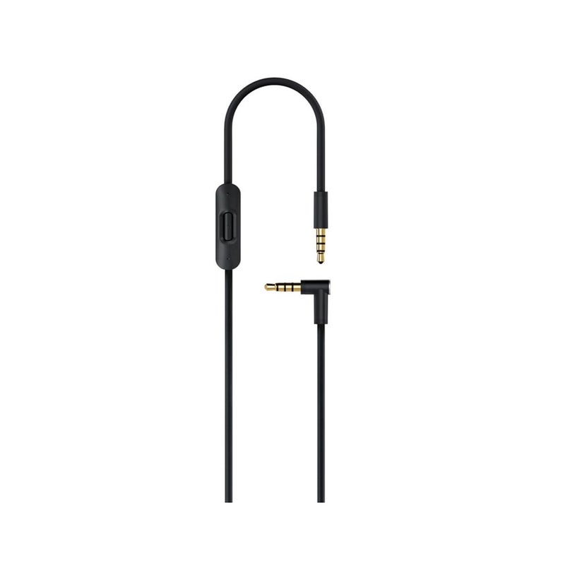 WGHWQ 3.5mm Replacement Audio Cable for Beats Headphones - Compatible with Solo Pro/Studio/Executive/Mixr, Detox & Pill - in-Line Mic & Volume Control (Black) - Image 2