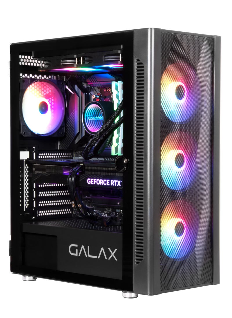 Truenort Gaming PC, Intel Core i5-12400F, RTX 3060, 16GB RAM, 1TB SSD,Liquid Cooler 240mm, 650 W PSU, Window 11 Pro, Black Case  - Image 1