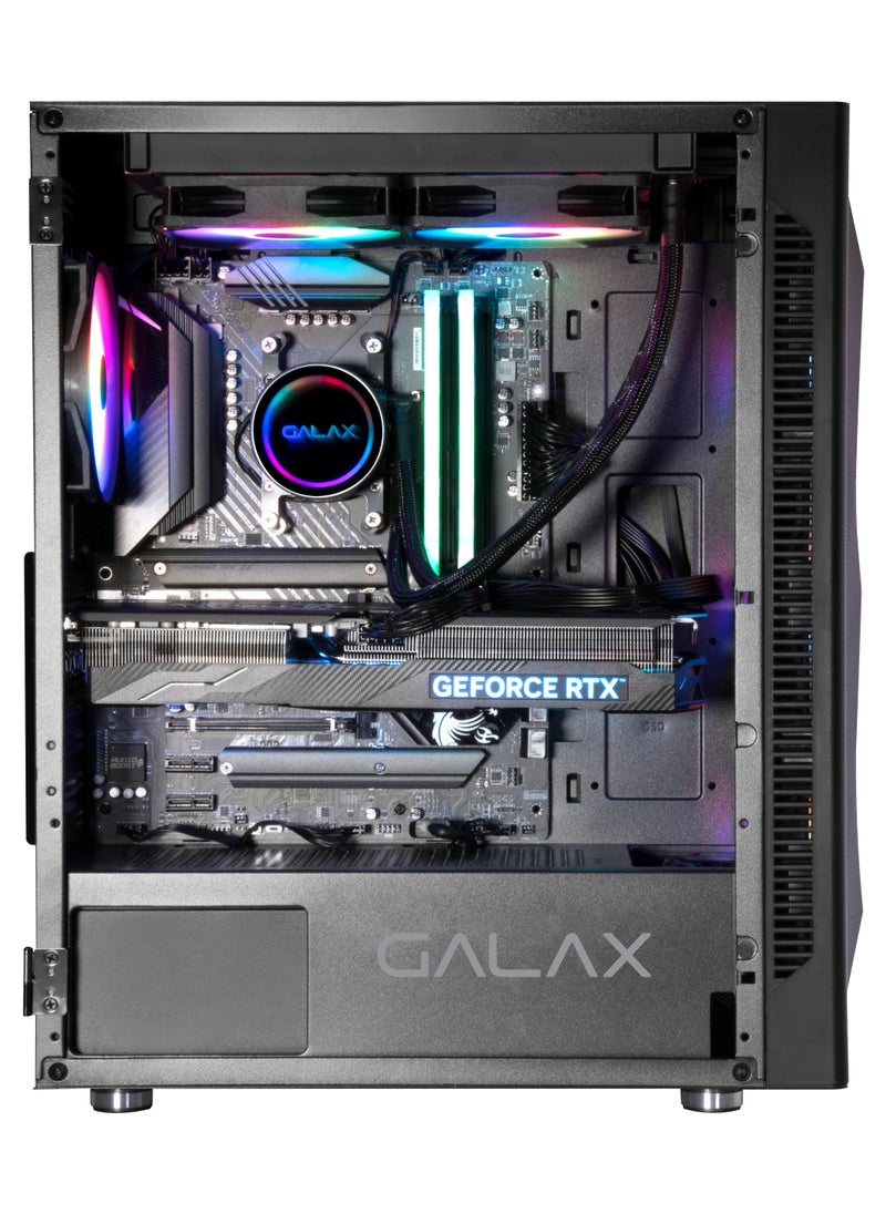 Truenort Gaming PC, Intel Core i5-12400F, RTX 3060, 16GB RAM, 1TB SSD,Liquid Cooler 240mm, 650 W PSU, Window 11 Pro, Black Case  - Image 3