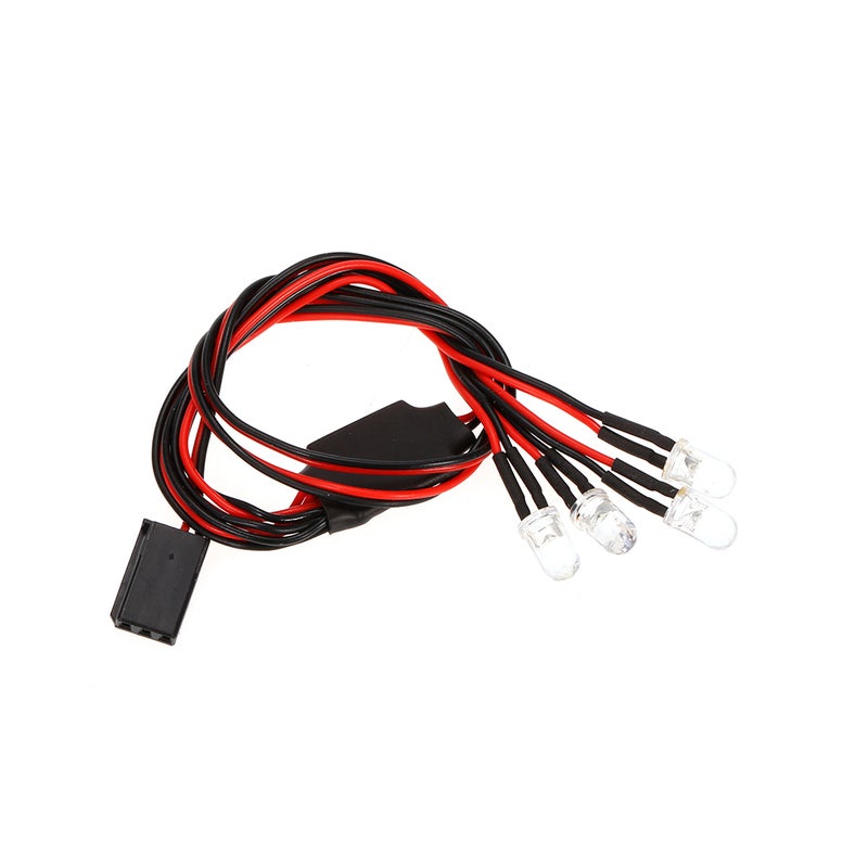 AUSTAR AX007C 4pcs RC Car Multi-Function Round LED Light with Lampshade for 1/10 SCX10 D90 TRX4 Model Crawler Car - Image 5