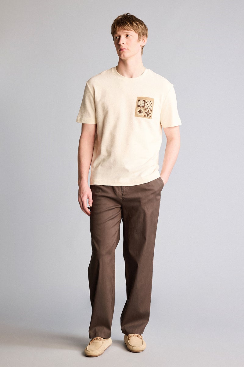 DeFacto Brown Man Straight Fit Trousers Casual - Image 1
