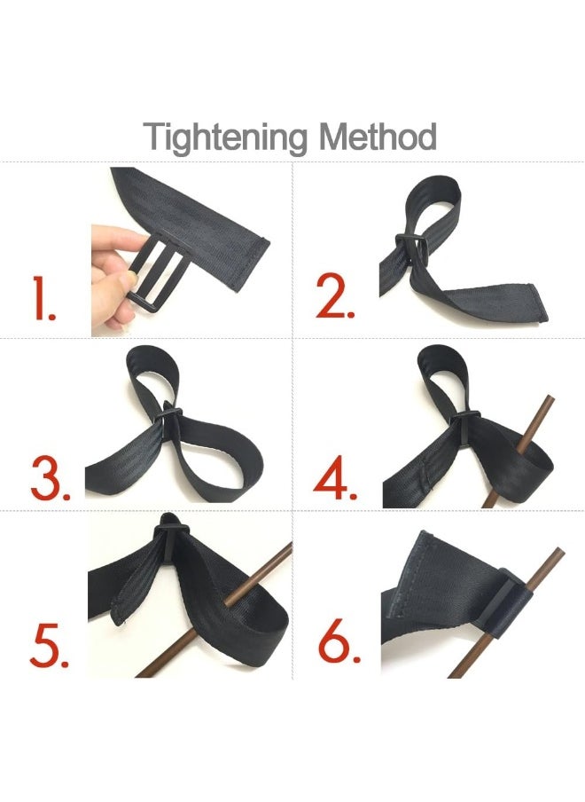 ZARPMA ZARPMA Baby 2 Point High Chair Security Straps, Replacement Harness Straps Belt for Child Kid Infant Safety Strap for Pushchair HighChair Child Chair, Stroller (1M Length)  - Image 4