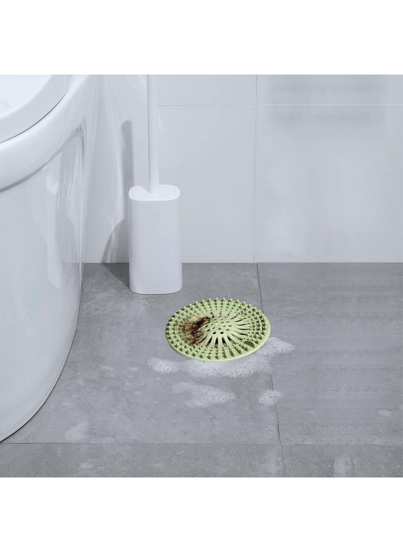 Trifecta Trifecta Hair Catcher Durable Silicone Hair Stopper Shower Drain Covers and Clean Suit for Bathroom Bathtub and KitchenSet of 4  - Image 4