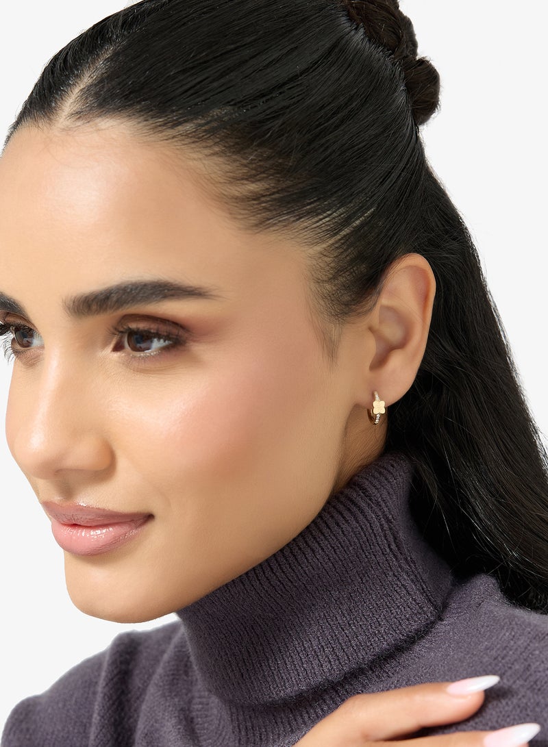 GUESS Wild Flower Logo Earrings - Image 4