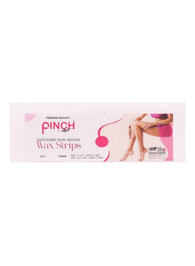 Pinch Me شرائط شمع غير منسوجة قابلة للتخلص منها لإزالة الشعر (عبوة تحتوي على 1 تحتوي على 45 قطعة) (عبوة من 4 (180 شريط) 3.5" × 10") - Image 2