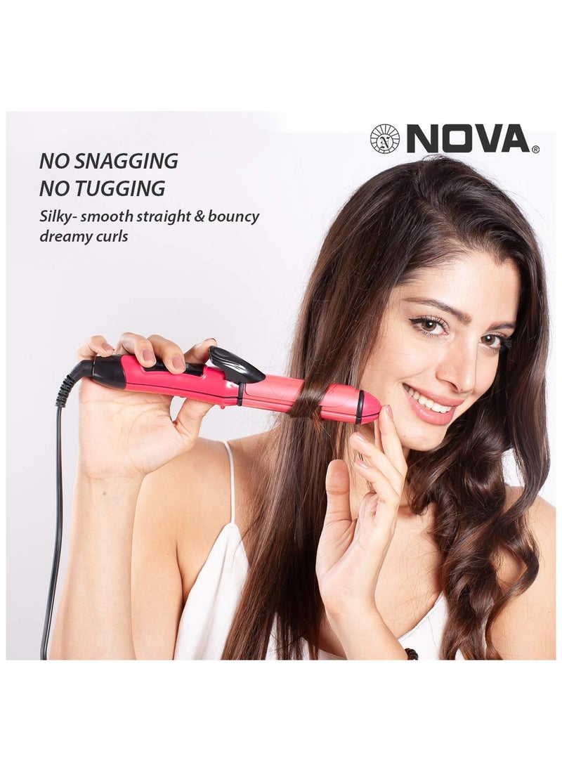 NOVA - Nova 2 In 1 Hair Curler And Hair Straightener - Image 1