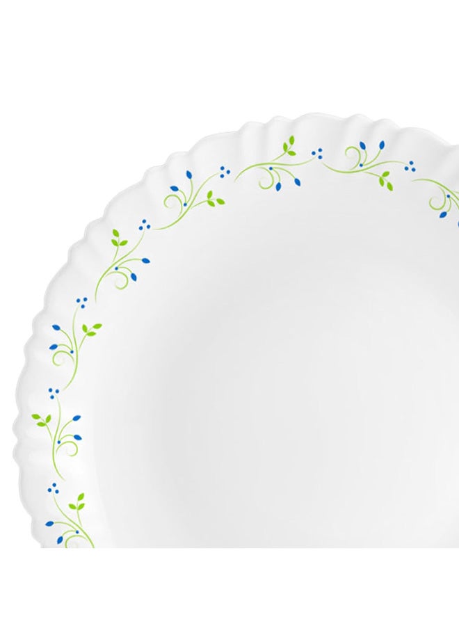 Cello طقم عشاء سيللو أوبال وير سلسلة دازل لاجون الاستوائية، 37 وحدة | طقم عشاء من زجاج الأوبال لـ 6 | طقم أدوات تناول الطعام الخفيفة الوزن للاستخدام اليومي | طقم أطباق ووعاء أبيض - Image 5