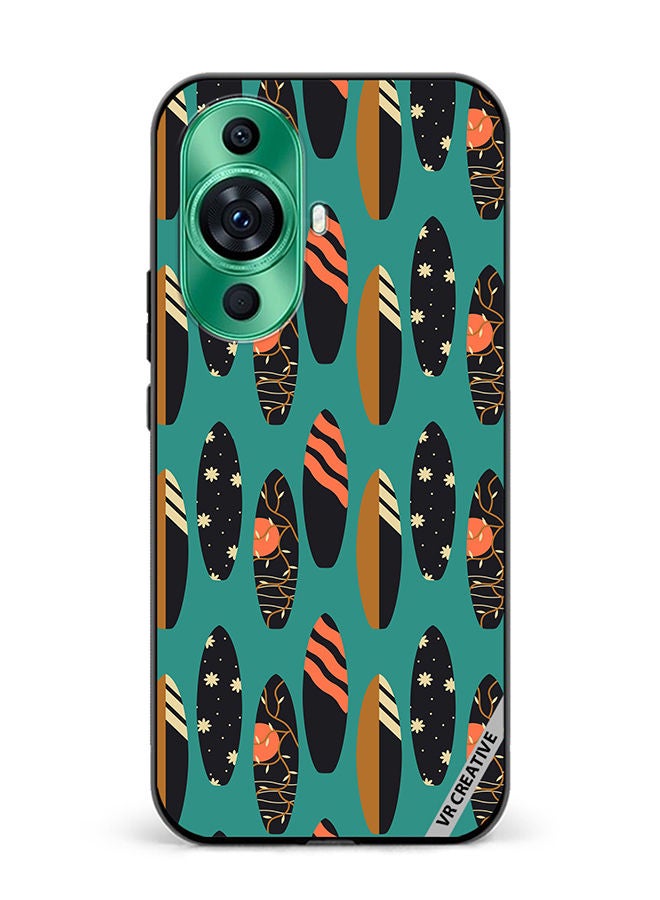 VR CREATIVE Protective Case Cover For Huawei nova 11 Pattern With Surfboards Design Multicolour - Image 1