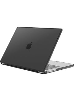 Procases MacBook Pro 14.2/14 Inch Case 2023/2021 Release A2779 / A2442 with M2 M1 Pro/Max Chip, Matte Frosted Translucent Hard Shell Slim Cases Shockproof Protective Cover for MacBook Pro -Black  - Image 1