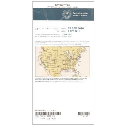 FAA Charts FAA Chart: VFR TAC Detroit TDET (Current Edition) - Image 5