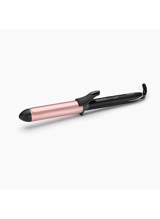 Hair Curling Iron Extensive Wide Reach 32mm Curling Tong Barrel Ultra-Fast Heat With Led And 6 Temperature Setting 160°C-210°C 2.5m Ceramics Swivel Cord Rose Quartz 32mm
