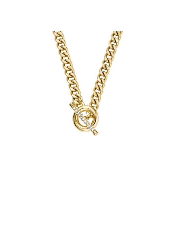 FOSSIL JF04956710 Base Metal Jewelry with Cubic Zirconia