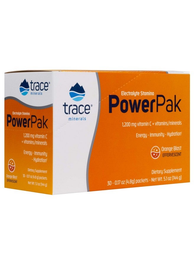 Trace Minerals Research Trace Minerals ; Electrolyte Stamina Power Pak ; 1200 Mg Vitamin C ; Nongmo ; Lemon Lime Orange Blast And Acai Berry ; 30 Packets Variety (Pack Of 3)  - Image 3