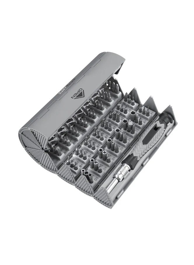 PROMATE 126 Piece Cylindrical Magnetic Screwdriver Kit - Image 1