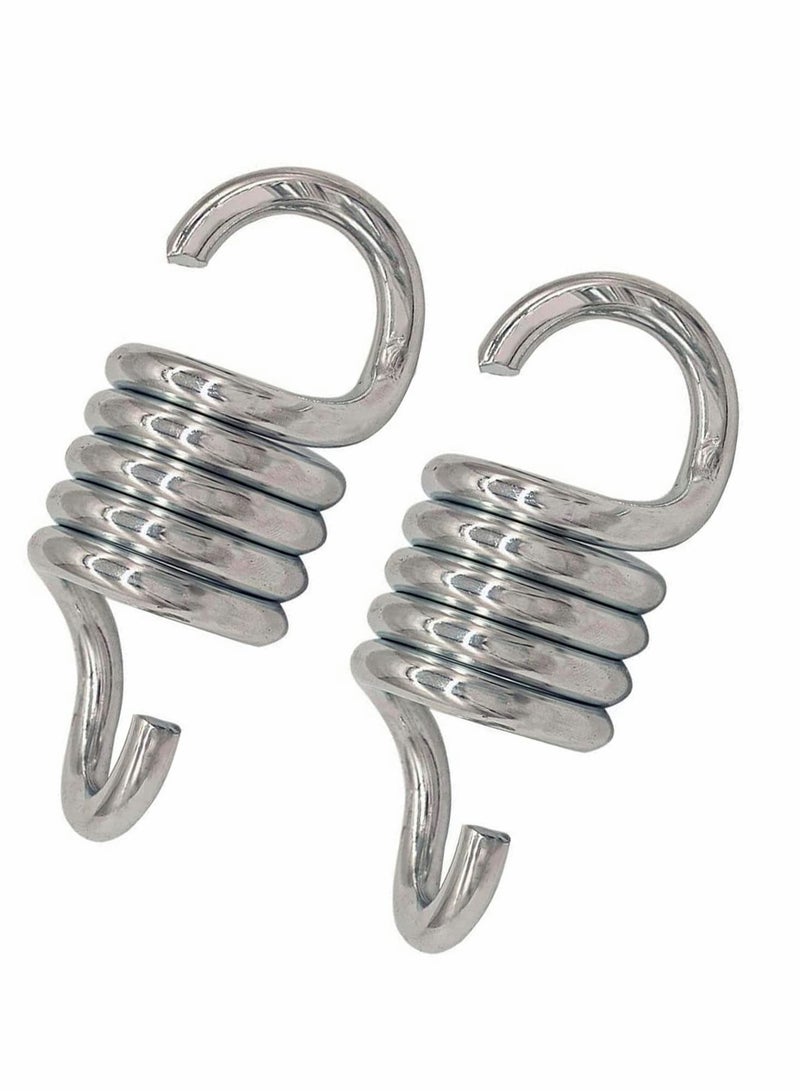 Excefore نابض أرجوحة الشرفة، نابض كرسي هاموك ثقيل التحمل بسعة وزن 500 كجم للتثبيت على السقف - Image 1