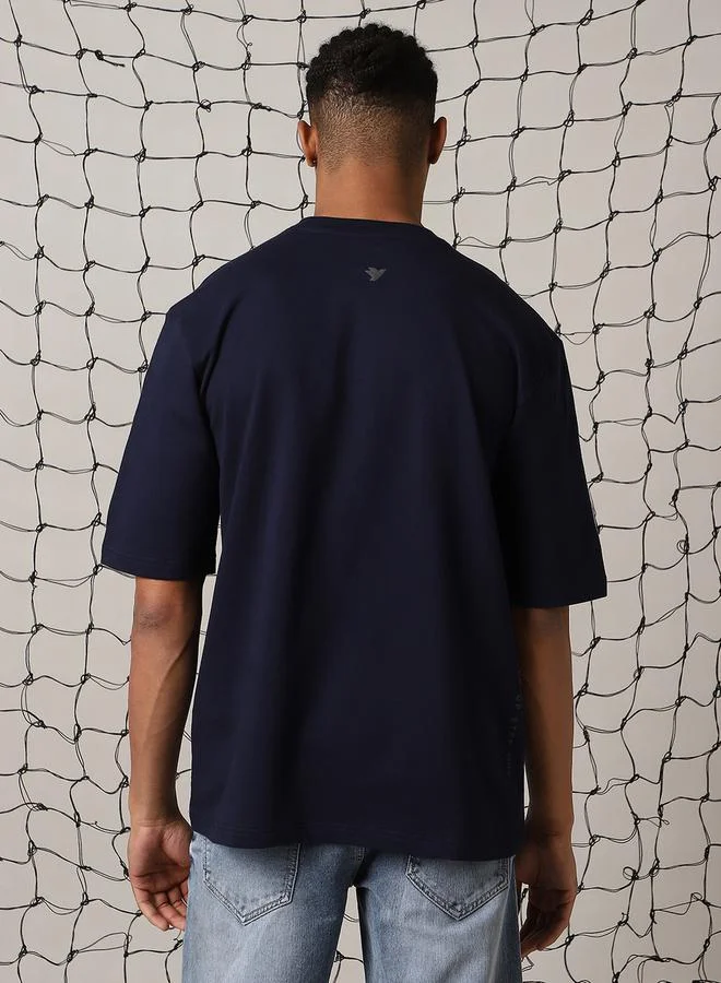 Hubberholme Round Neck Oversized T-Shirt by Styli