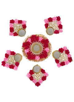 Webelkart Webelkart Premium Set of 5 Tealight Candle Holder for Home Decor Diwali Candles for Decoration| Diwali diyas for Decoration| Diwali Gifting Items (Pack of 5, 6.x 3.5 Inches)  - Image 2
