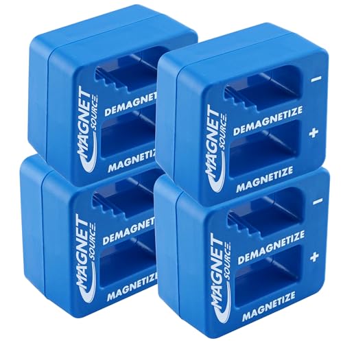 Master Magnetics Screwdriver Magnetizer-Demagnetizer - Blue, Pack of 4, 07524X4 - Image 1