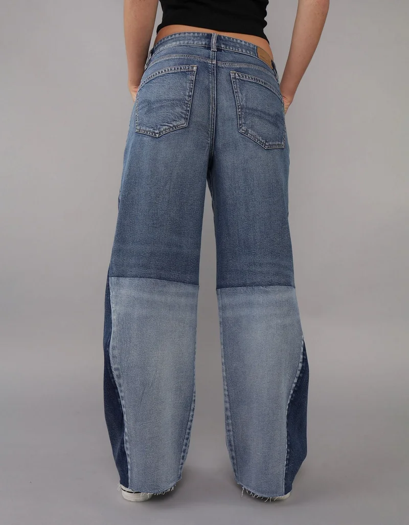 American Eagle AE Stretch Super High-Waisted Baggy Wide-Leg Jean