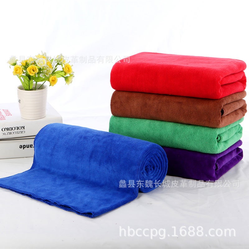 Car Towel 420G Car Wash Towel 30*60 Brushed Absorbent Dry Hair Towel Car Wash Microfiber Towel - Image 3
