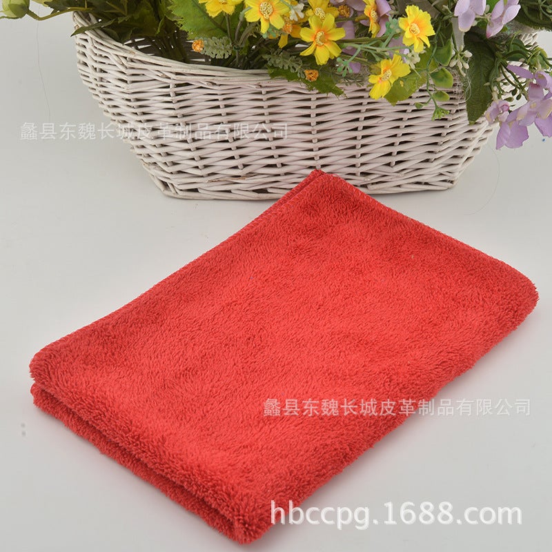Car Towel 420G Car Wash Towel 30*60 Brushed Absorbent Dry Hair Towel Car Wash Microfiber Towel - Image 4