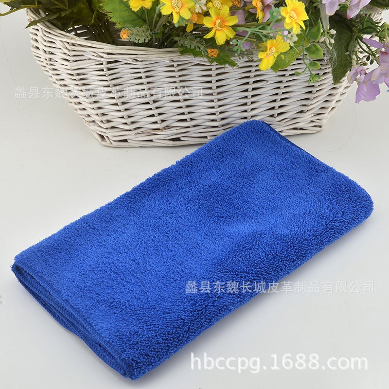 Car Towel 420G Car Wash Towel 30*60 Brushed Absorbent Dry Hair Towel Car Wash Microfiber Towel - Image 5