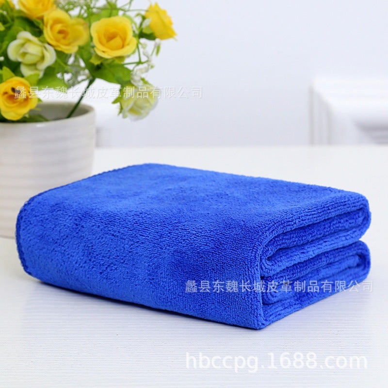 Car Towel 420G Car Wash Towel 30*60 Brushed Absorbent Dry Hair Towel Car Wash Microfiber Towel - Image 1