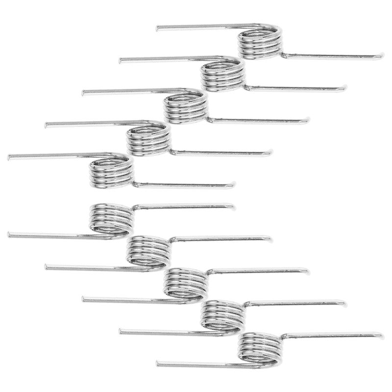 10Pcs Small Stainless Steel Torsion Springs for Trash Can Lid Replacement Garage Outdoor Bin - Image 2