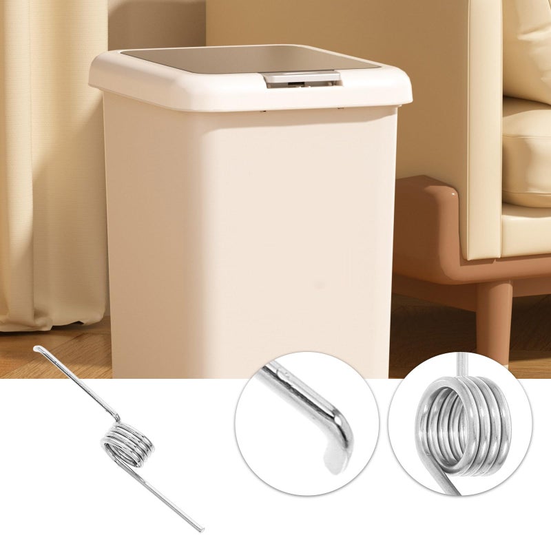 10Pcs Small Stainless Steel Torsion Springs for Trash Can Lid Replacement Garage Outdoor Bin - Image 4