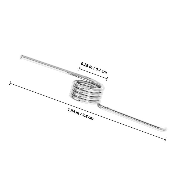 10Pcs Small Stainless Steel Torsion Springs for Trash Can Lid Replacement Garage Outdoor Bin - Image 3