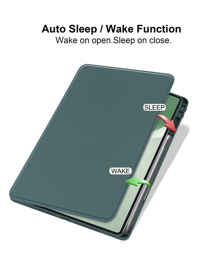 General Rotating Case for Huawei Honor Magic Pad 2 12.3 inch with Pencil Holder,360 Degree Rotation Protective Stand Smart Tablet Slim Hard Shell Folio Cover Clear Back with Auto Wake/Sleep  - Image 2