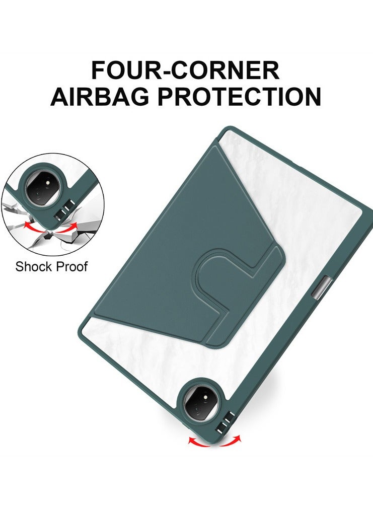 General Rotating Case for Huawei Honor Magic Pad 2 12.3 inch with Pencil Holder,360 Degree Rotation Protective Stand Smart Tablet Slim Hard Shell Folio Cover Clear Back with Auto Wake/Sleep  - Image 5