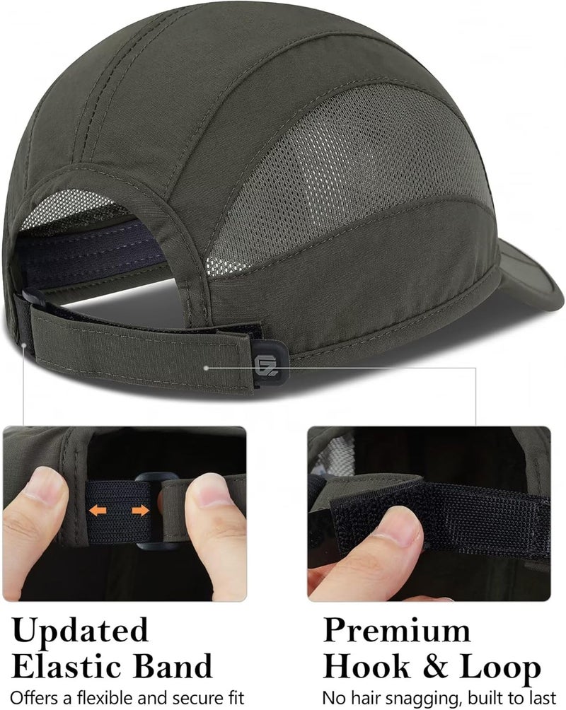 GADIEMKENSD Unstructured Quick Dry Sports Cap Outdoor Sun Protective Unisex - Image 2