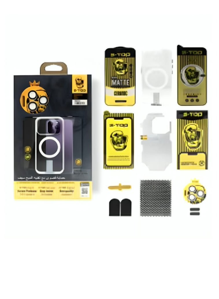 اس-توب باقة الحماية المتكاملة 10 في 1 لهاتف آيفون 15 برو ماكس - Image 1