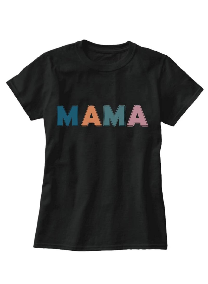PRINTSHOP4ME Mother’s Day Mama Printed T-Shirt - T-Shirt Gift from Kid’s Daughter Son - Best Mother's Day Tshirt - Great Gift for Moms - Gift for Mother's Day - Image 3