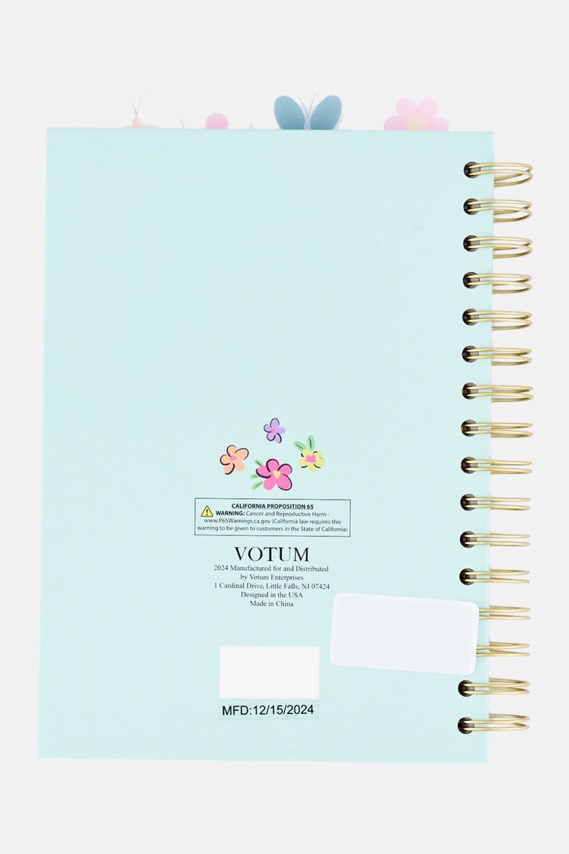 VOTUM With Brave Wings She Flies Spiral Notebook, Multicolor  - Image 3
