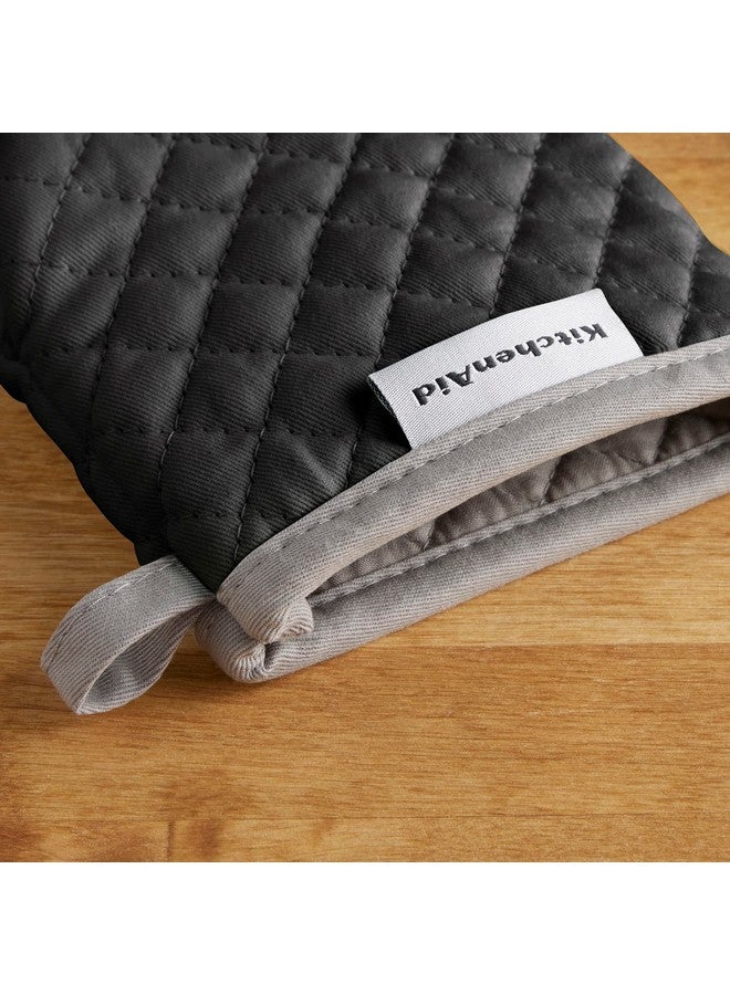 KitchenAid Asteroid Mini Oven Mitt, 5.5"x8", Black - Image 4